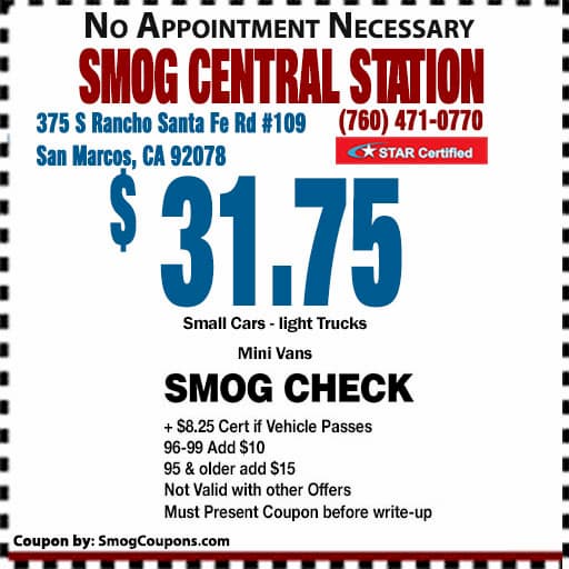 Smog Check Coupon